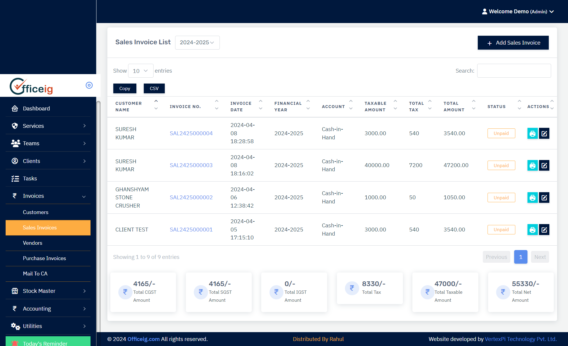 e-Way Bill Generation